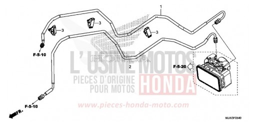 TUYAU DE FREIN CB500XAG de 2016
